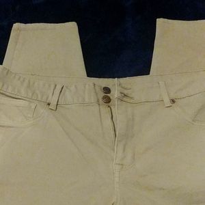 Maurices XL tan jeggings.